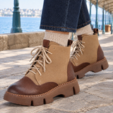 Palladio Lace-Up Boots - Lead Product Detail