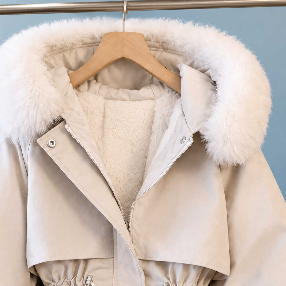 Sabina-Jade Fur Trim Parka - Lead Product Detail