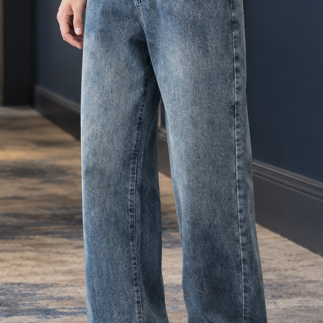 Theo-Wren Straight Jeans - Lead Product Detail