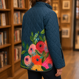 Helena Vintage Floral Jacket - Lead Alternate View
