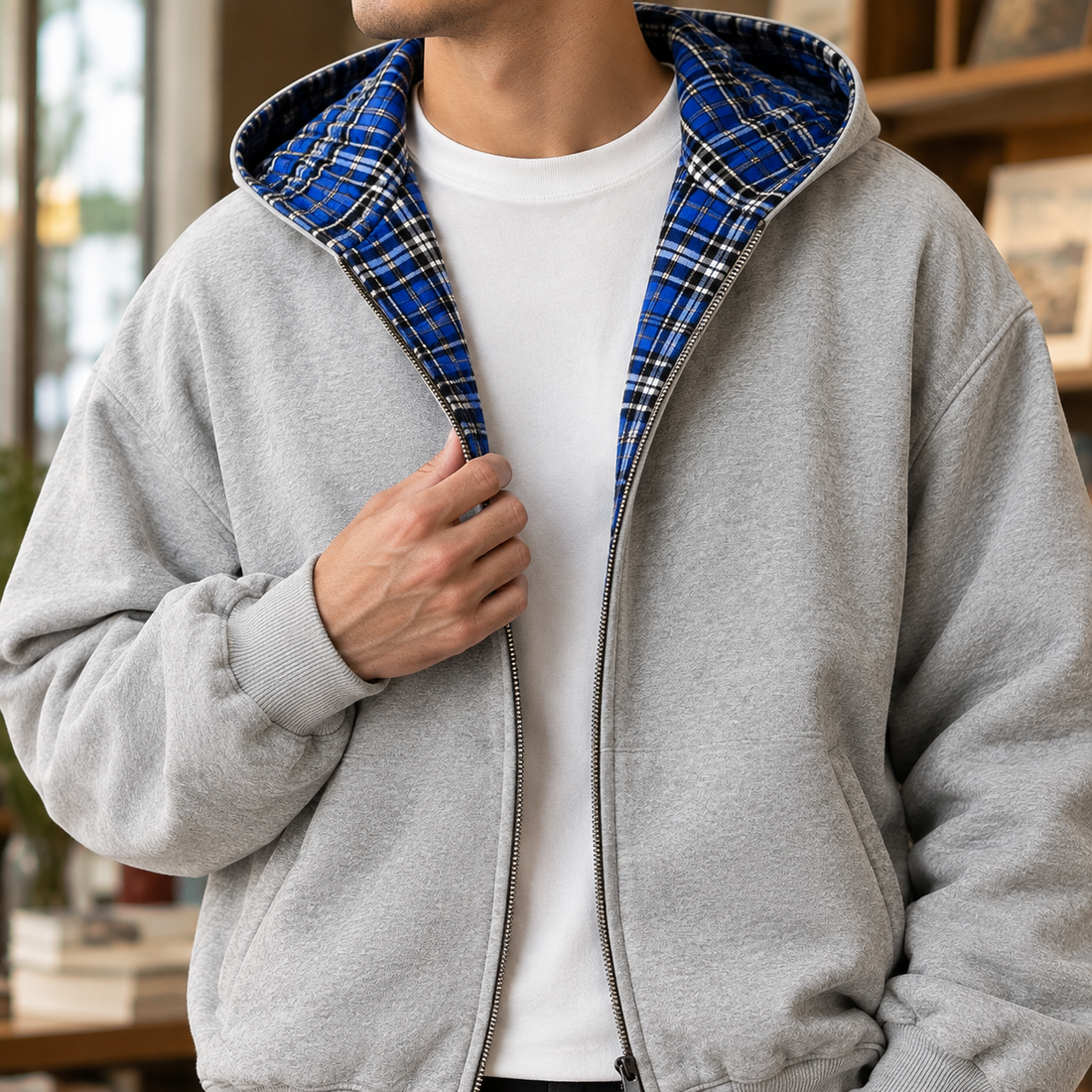 Roland Reversible Jacket - Lead Product Detail