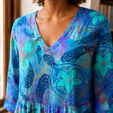 Sabine-Kate V-Neck Tunic - Lead Product Detail