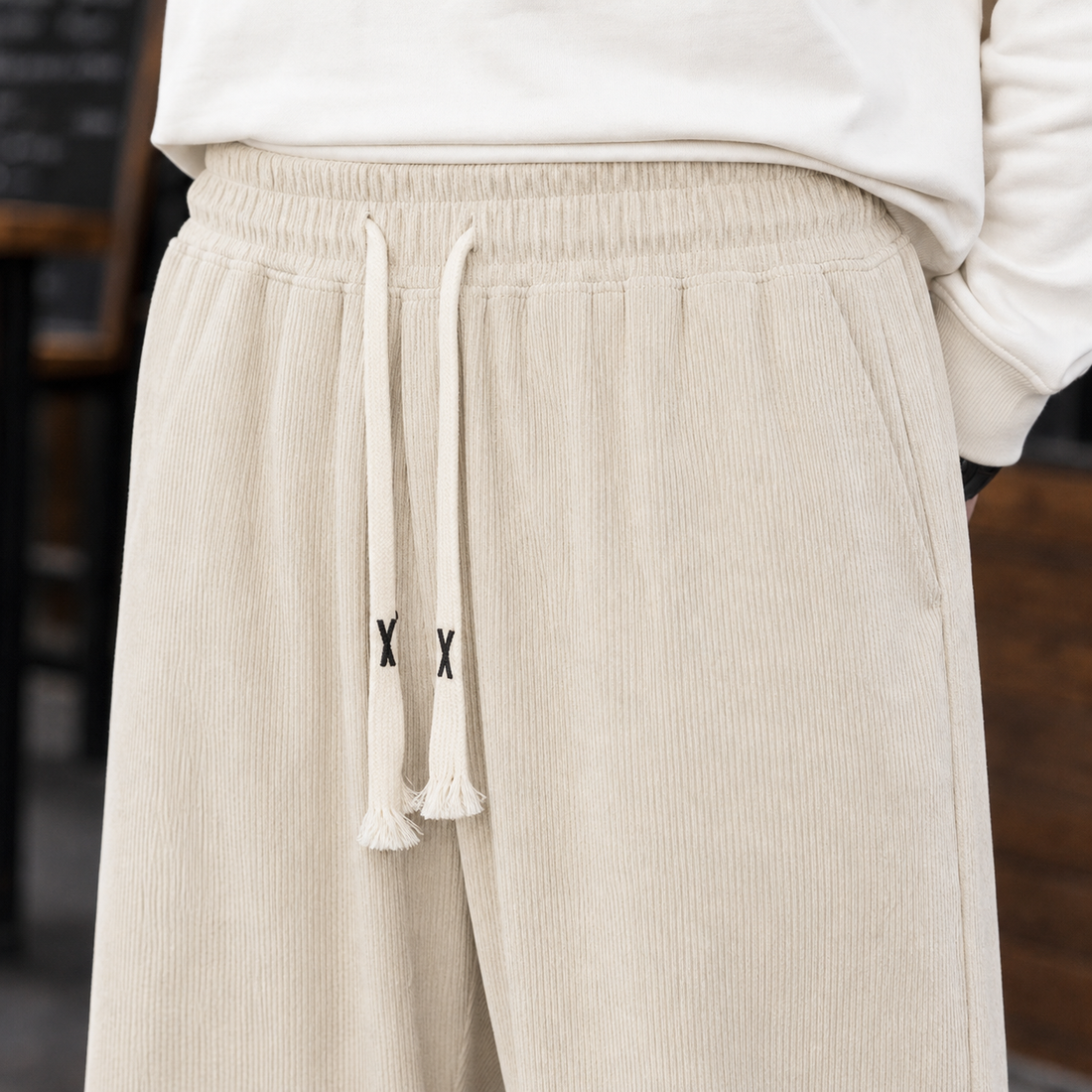 Wilder-Grey Relaxed Pants - Lead Product Detail