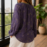 Ingrid-Belle Relaxed Blouse - Lead Alternate View