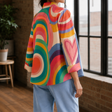 Sylvie Relaxed Blouse - Lead Alternate View