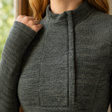 Livia-Skye Mock Neck Sweater - Lead Product Detail