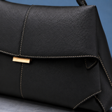 Bernardi Sculpted Handbag - Lead Product Detail