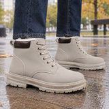 Delano-Verona Lace Up Boots - Gray