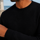 Lysander Textured Sweater - Lead Product Detail