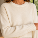 Eden Cropped Sweater - Lead Product Detail