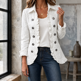 Zelda-Elise Embroidered Jacket - White