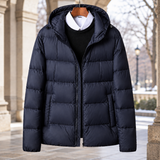 Jocelyn-Wade Hooded Jacket - Dark Navy Blue