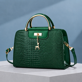 Donatelli Croc Handbag - Green