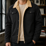 Philip Fleece Lined Jacket - Black