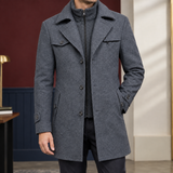 Bartholomew Double Collar Coat - Gray