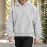 Forrester-York Hooded Hoodie - Snowflake Gray