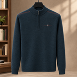 Augustus Quarter Zip Sweater - Navy