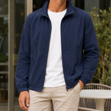 Nash-Scott Crinkle Jacket - Dark Blue