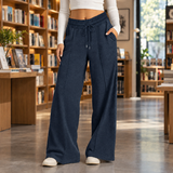 Ariane-Kate Wide Leg Pants - Navy Blue