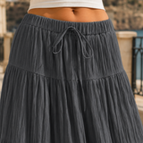 April Tiered Maxi Skirt - Lead Product Detail