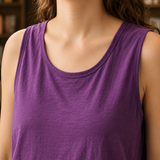 Edith-Eve Scoop Neck Top - Lead Product Detail