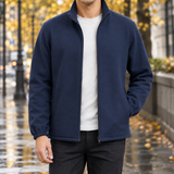 Rafferty-James Stand Collar Jacket - Blue