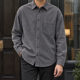 Giles-Scott Relaxed Shirt - Gray