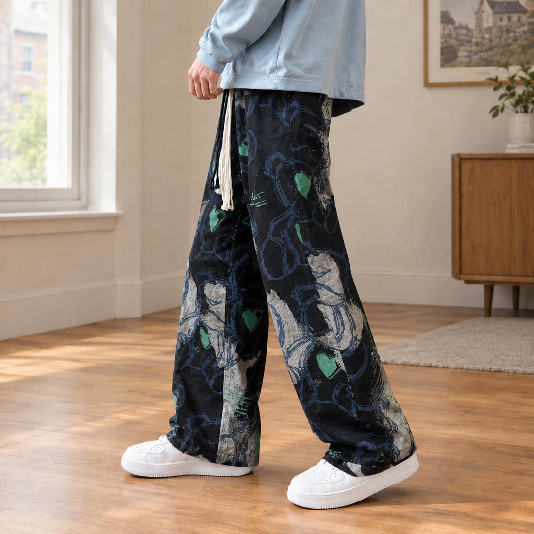 Simeon-Grant Relaxed Pants - Black