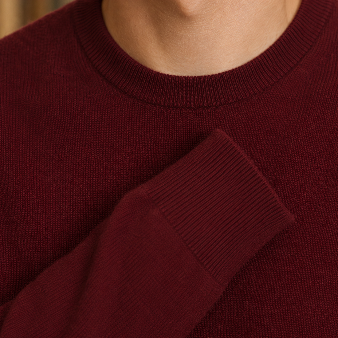 Desmond Wool Sweater - Lead Product Detail