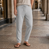 Lorcan-Wade Merino Wool Pants - Light Gray