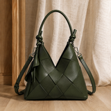 Orsini Woven Shoulder Bag - Forest Green