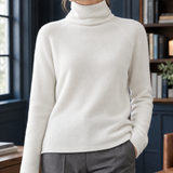 Mina-Jade Turtleneck Sweater - White