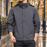Macaire-Flynn Hooded Jacket - Dark Gray