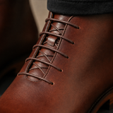 Dorian Leather Ankle Boots - Lead Product Detail