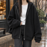 Alice-Hope Oversized Hoodie - Pure Black