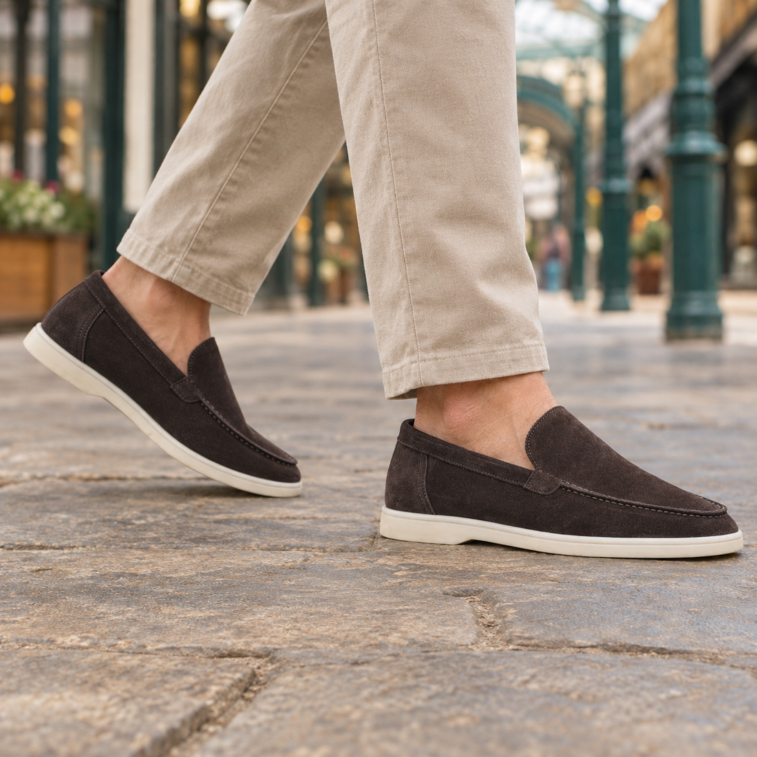 Bentivoglio Slip-On Loafers - Dark Brown