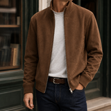 Zane-Miles Suede Jacket - Brown