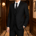 Black Three-piece Suit