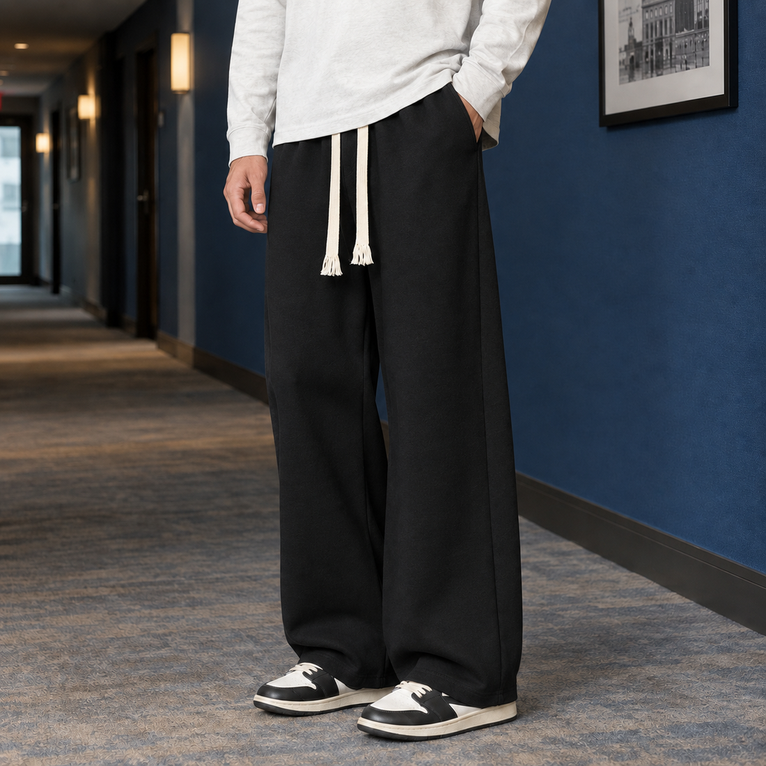 Sterling-Ellis Wide Leg Pants - Black