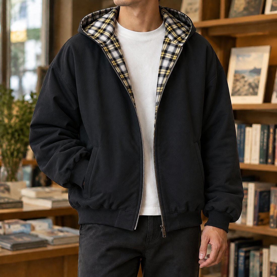Roland Reversible Jacket - Yellow