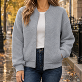 Valentine-Faye Quilted Jacket - Gray
