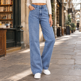 Ardith-Jade Wide Leg Jeans - Vintage Blue