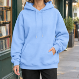 Ilaria-Kate Oversized Hoodie - Light Blue