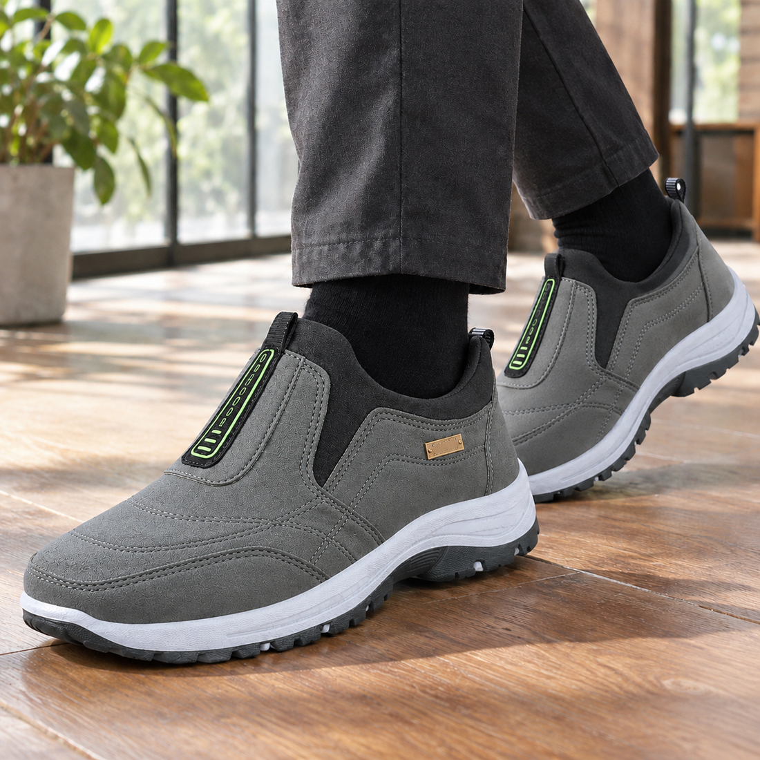 Pisani Slip-On Sneakers - Gray