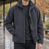 Octave-Cole Fleece Zip Jacket - Dark Gray