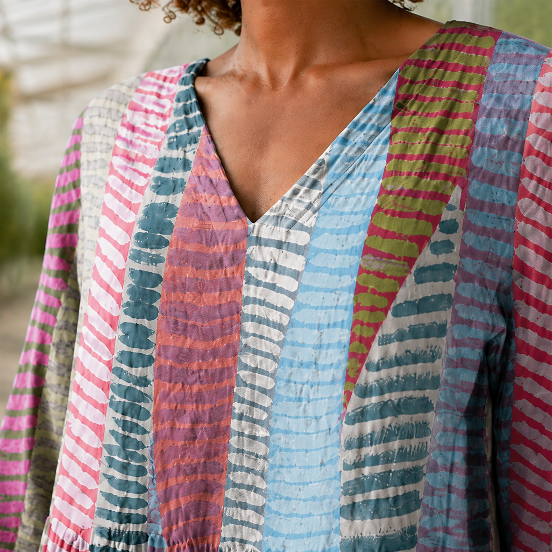 Tabitha-Claire V-Neck Tunic - Lead Product Detail