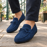 Firenze Suede Loafers - Blue