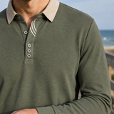 Gustav Polo Sweater - Lead Product Detail