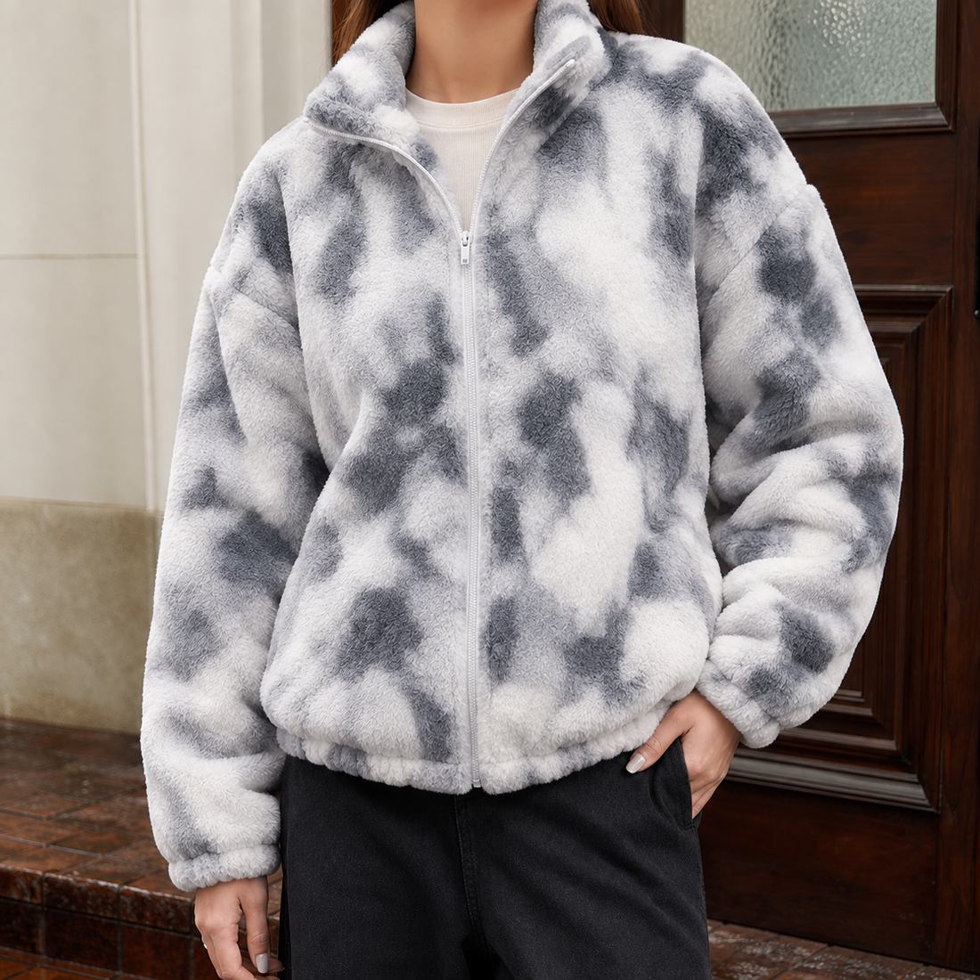 Morgan Zip Jacket - Gray