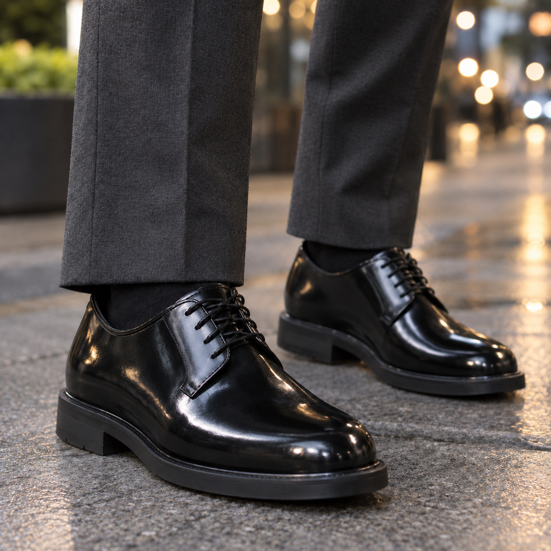 Ridolfi Patent Derby Shoes - Glossy Black